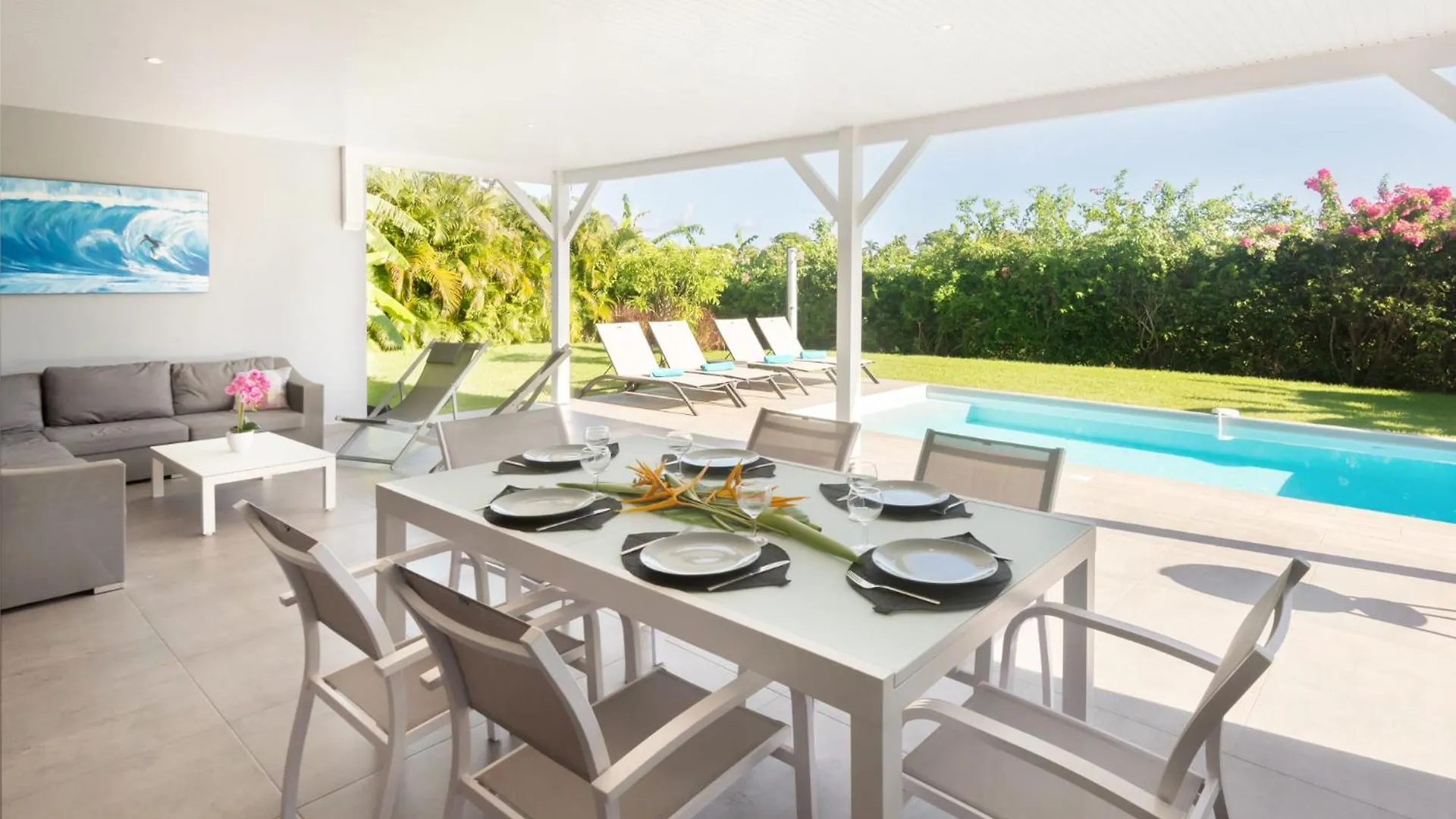 Lagon Paradis - 6 Villas Individuelles Avec Piscine Ou Jacuzzi - Loc Voiture Cabriolet Ou Suv Ле-Гозье