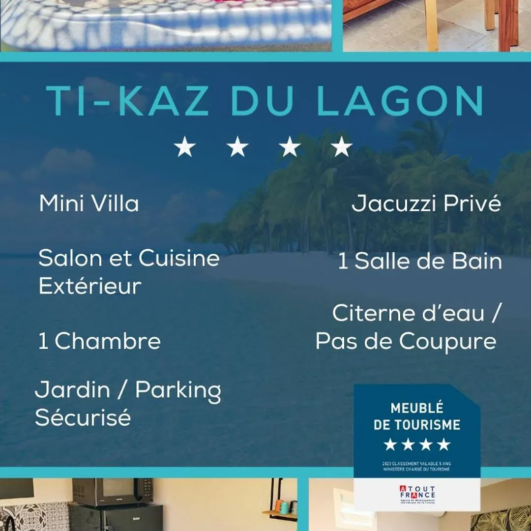 Lagon Paradis - 6 Villas Individuelles Avec Piscine Ou Jacuzzi - Loc Voiture Cabriolet Ou Suv Le Gosier  Le Gosier (Grande-Terre)