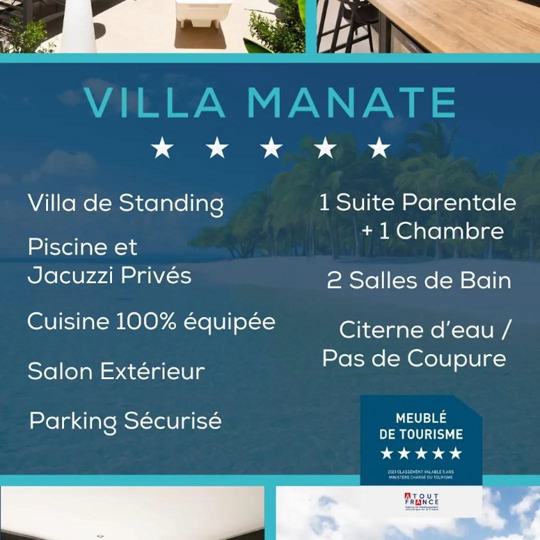 Lagon Paradis - 6 Villas Individuelles Avec Piscine Ou Jacuzzi - Loc Voiture Cabriolet Ou Suv Le Gosier